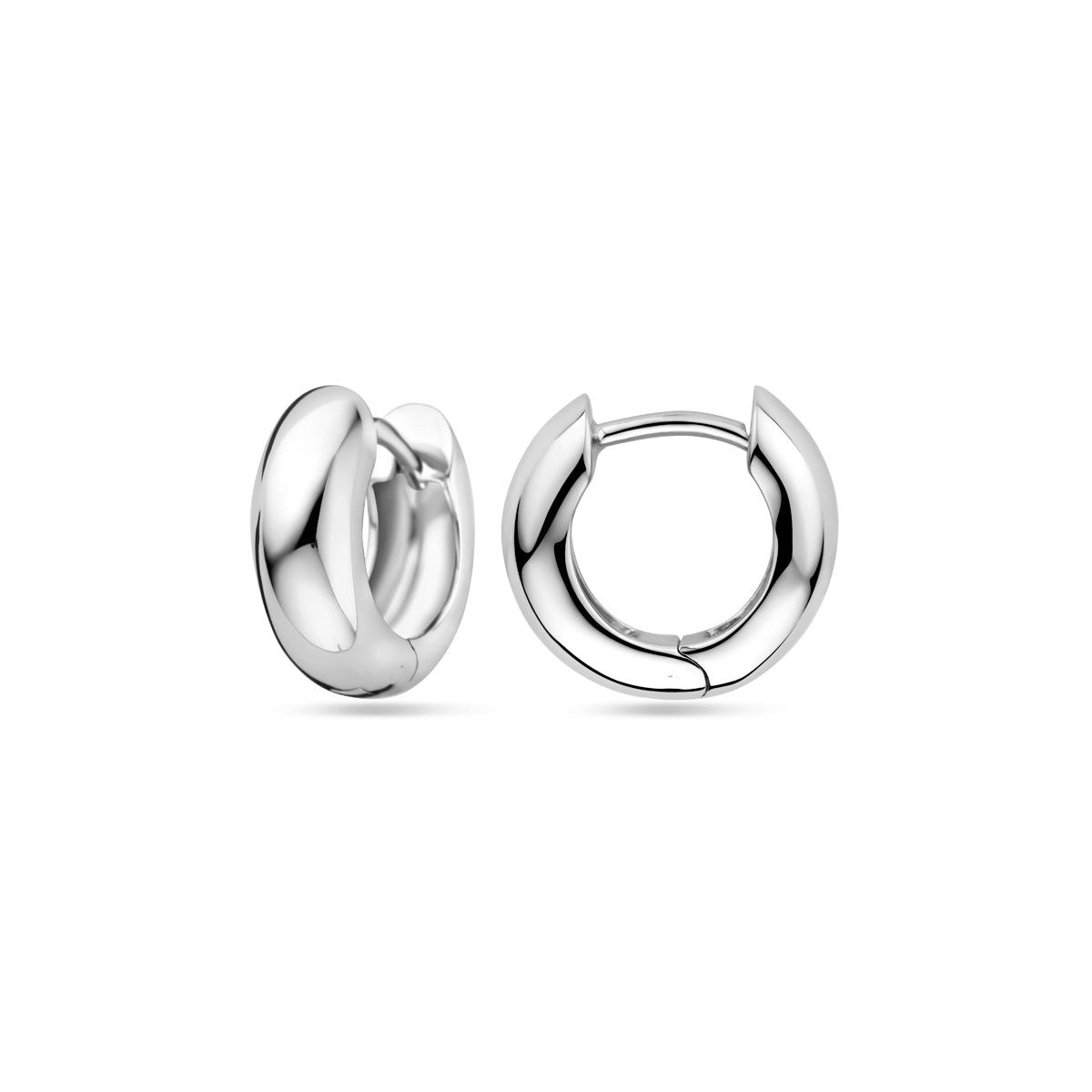 vDam Klapoorringen 13,5 Mm Zilver Gerhodineerd 1339832