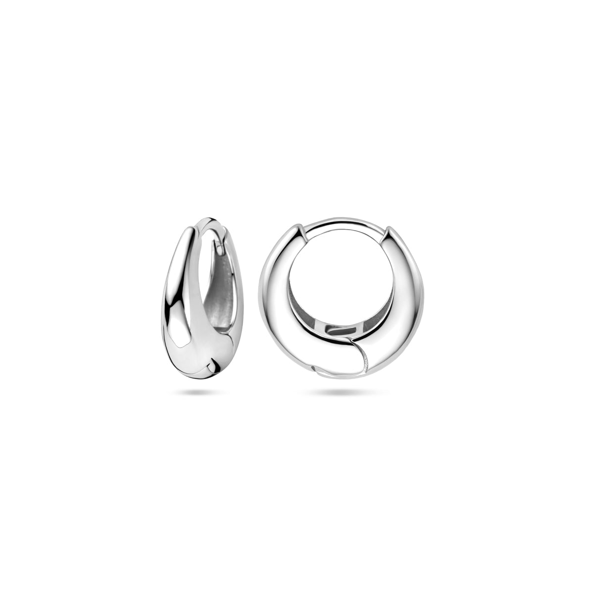 vDam Klapoorringen 13,5 Mm Zilver Gerhodineerd 1340479