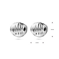 vDam Klapoorringen 14 Mm Zilver Gerhodineerd 1340701