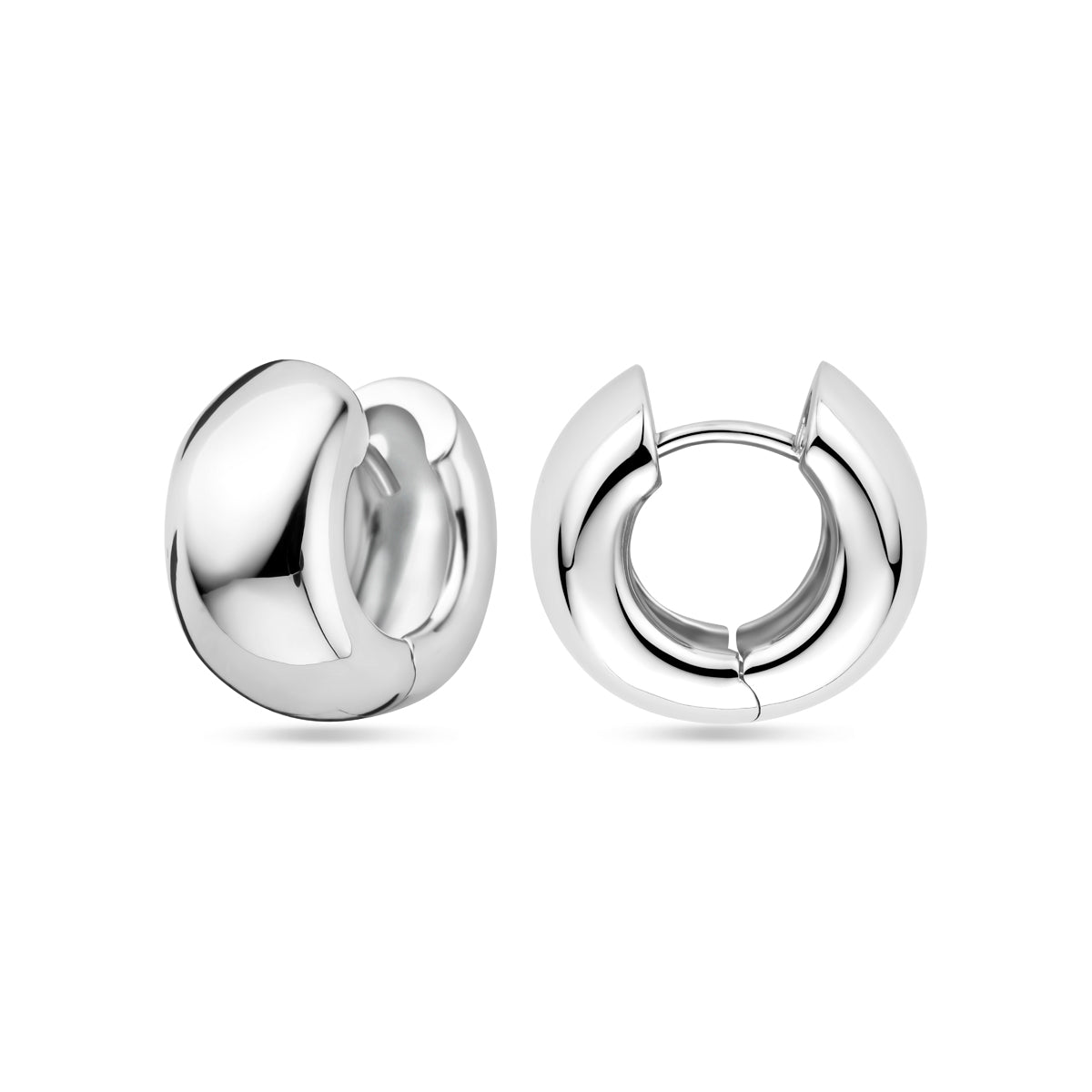 vDam Klapoorringen 15 Mm Zilver Gerhodineerd 1339833