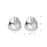 vDam Klapoorringen 15 Mm Zilver Gerhodineerd 1339864