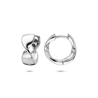 vDam Klapoorringen 15 Mm Zilver Gerhodineerd 1341310