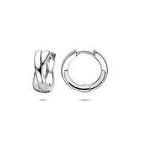 vDam Klapoorringen 15 Mm Zilver Gerhodineerd 1341311