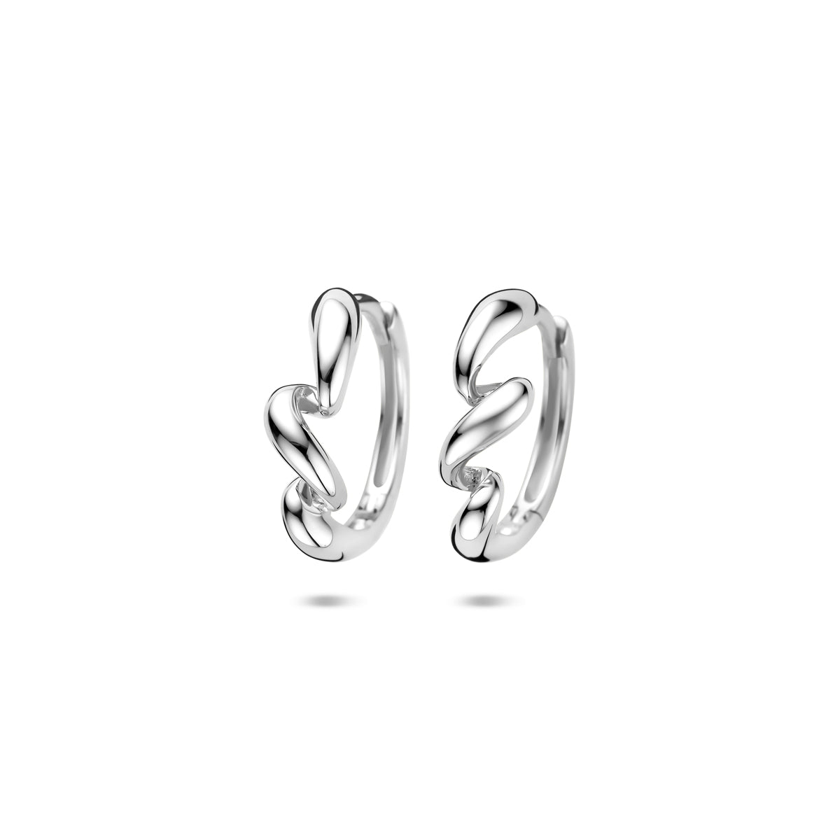 vDam Klapoorringen 16 Mm Zilver Gerhodineerd 1341170