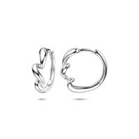 vDam Klapoorringen 16 Mm Zilver Gerhodineerd 1341170