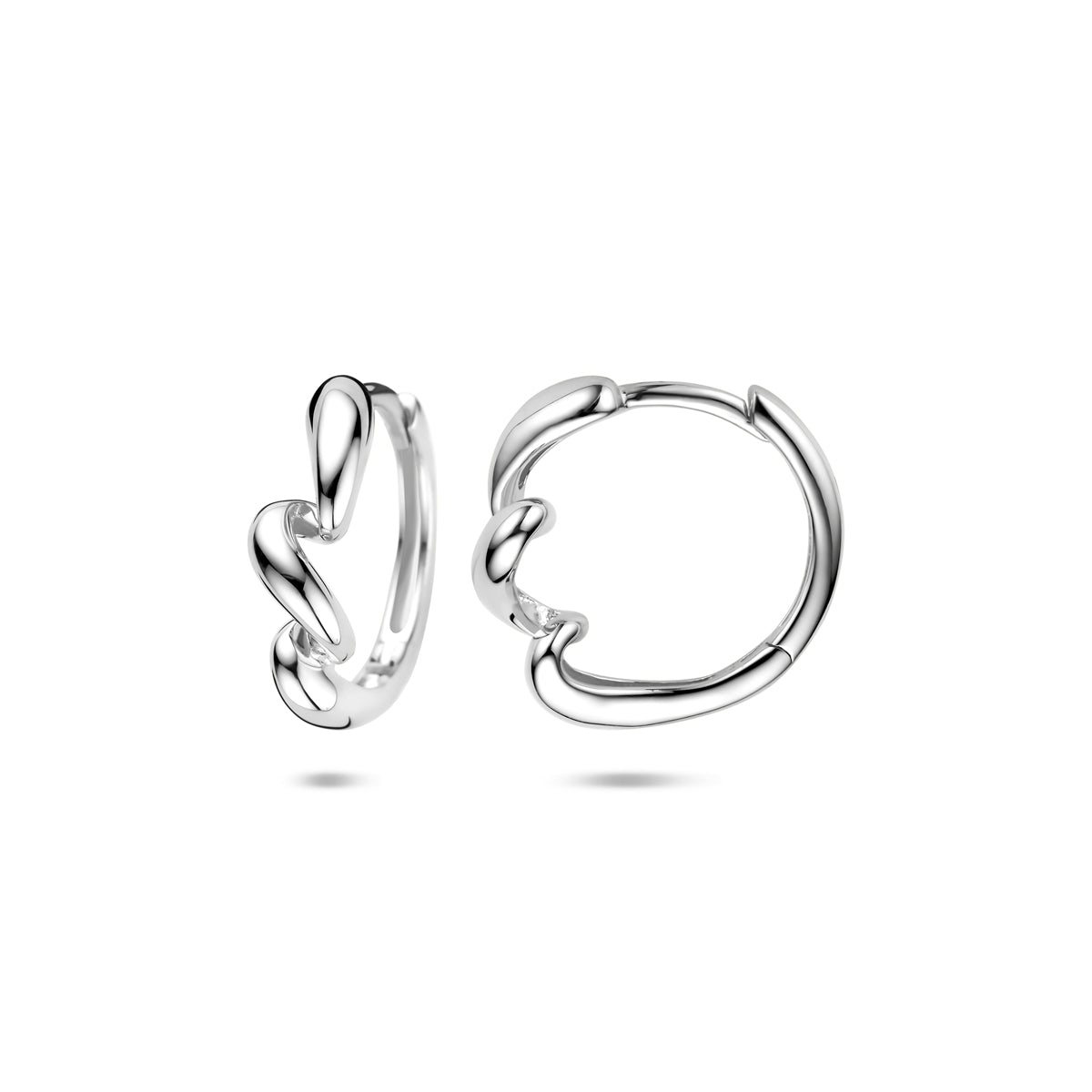 vDam Klapoorringen 16 Mm Zilver Gerhodineerd 1341170