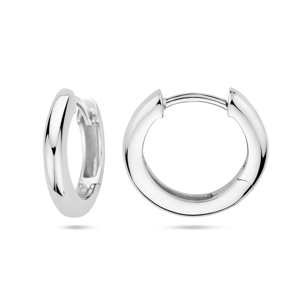 vDam Klapoorringen 2,5 Mm Half Rond Zilver Gerhodineerd 1336987