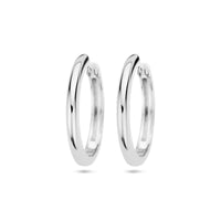 vDam Klapoorringen 2,5 Mm Half Rond Zilver Gerhodineerd 1336989