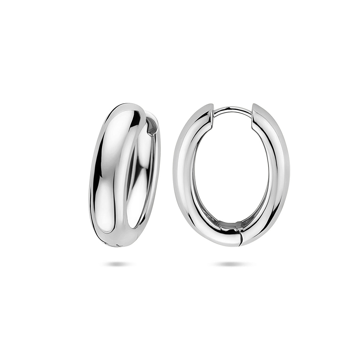 vDam Klapoorringen 25 Mm Zilver Gerhodineerd 1341000