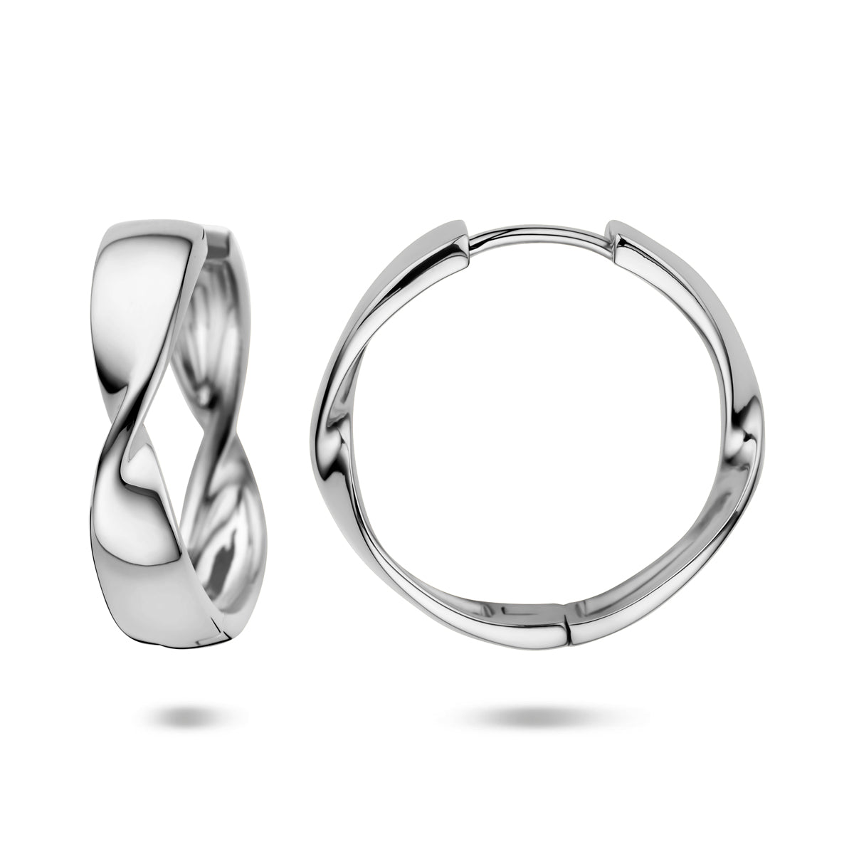 vDam Klapoorringen 25 Mm Zilver Gerhodineerd 1341305