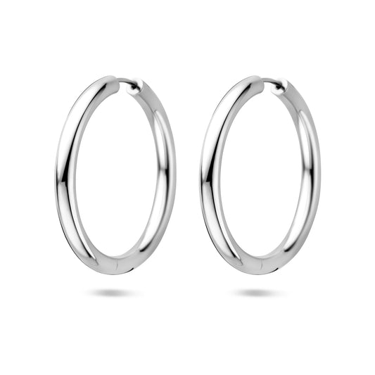 vDam Klapoorringen 39 Mm Zilver Gerhodineerd 1341982