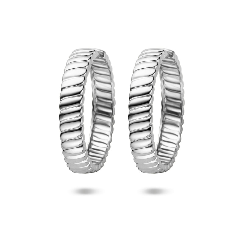 vDam Klapoorringen 40 Mm Zilver Gerhodineerd 1341308