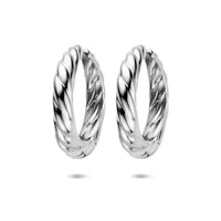 vDam Klapoorringen 40 Mm Zilver Gerhodineerd 1341309