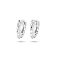 vDam Klapoorringen Bolletjes Zilver Gerhodineerd 1335198