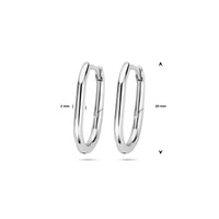 vDam Klapoorringen Buis 2 Mm Zilver Gerhodineerd 1340037