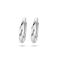 vDam Klapoorringen Gedraaid Zilver Gerhodineerd 1336493