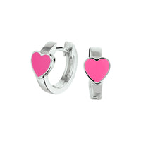 vDam Klapoorringen Hart Zilver Gerhodineerd 1330159