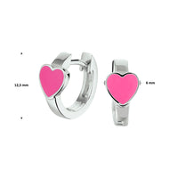 vDam Klapoorringen Hart Zilver Gerhodineerd 1330159