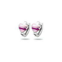 vDam Klapoorringen Hartje Zilver Gerhodineerd 1333717