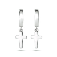 vDam Klapoorringen Kruis Zilver Gerhodineerd 1334820