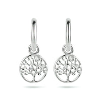 vDam Klapoorringen Levensboom Zilver Gerhodineerd 1334762