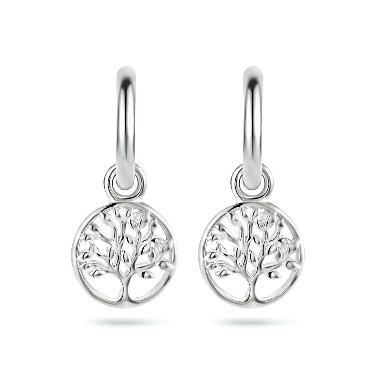 vDam Klapoorringen Levensboom Zilver Gerhodineerd 1334762