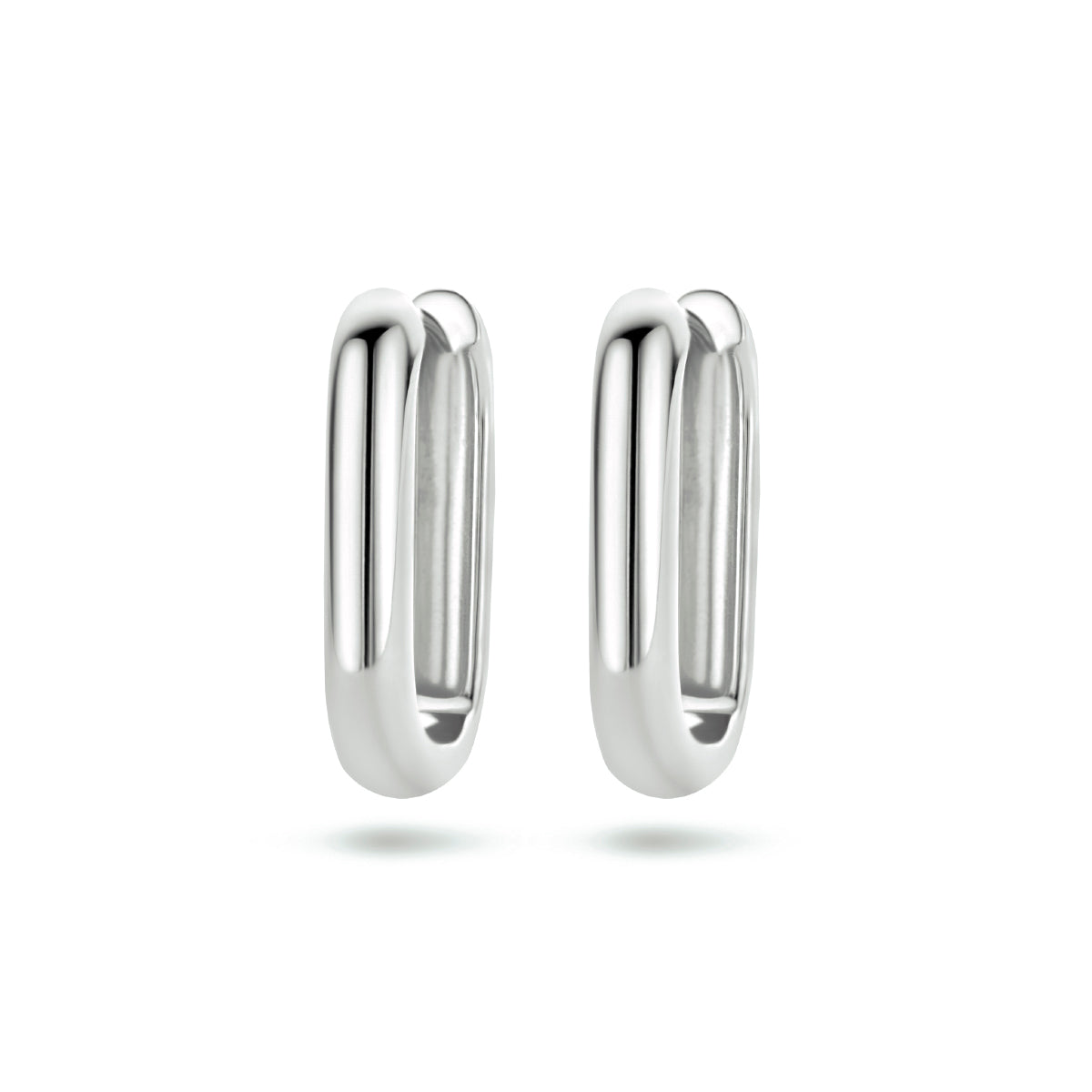 vDam Klapoorringen Paperclip Zilver Gerhodineerd 1334795