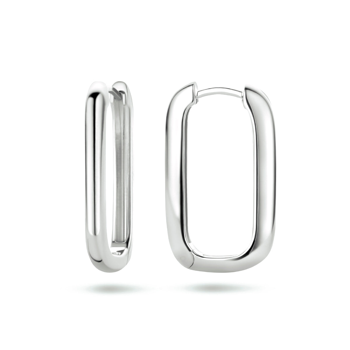 vDam Klapoorringen Paperclip Zilver Gerhodineerd 1334796