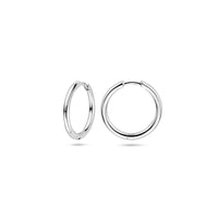 vDam Klapoorringen Rond 2,0 Mm Zilver Gerhodineerd 1329578