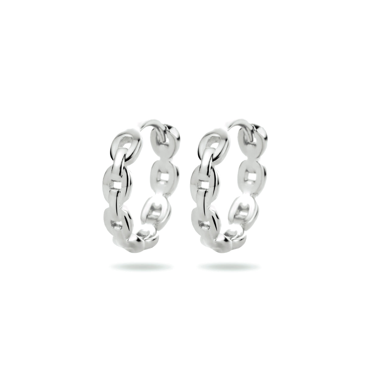 vDam Klapoorringen Schakel Zilver Gerhodineerd 1334142