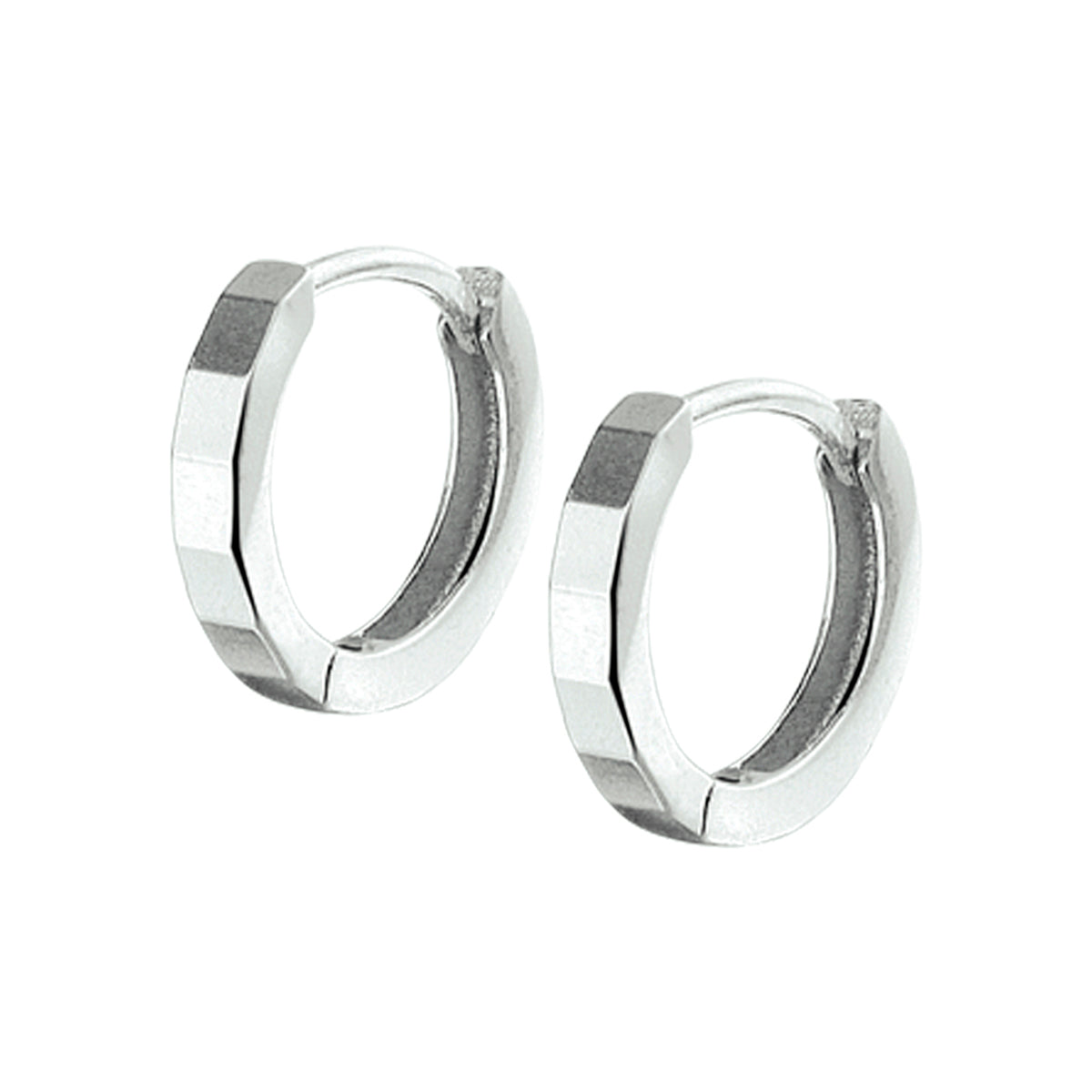 vDam Klapoorringen Vlak Zilver Gerhodineerd 1325050