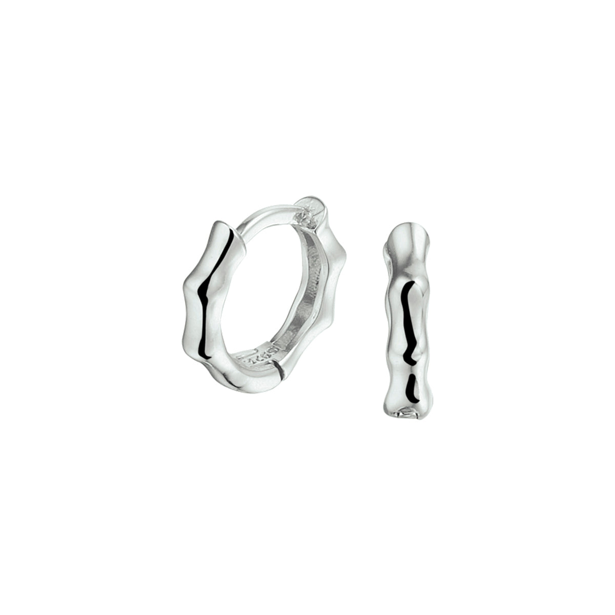 vDam Klapoorringen Zilver Gerhodineerd 1332666