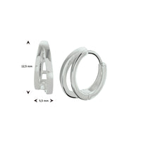 vDam Klapoorringen Zilver Gerhodineerd 1332393