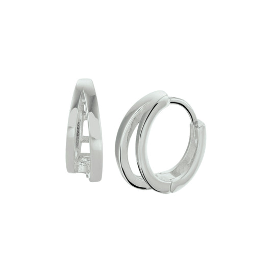 vDam Klapoorringen Zilver Gerhodineerd 1332393