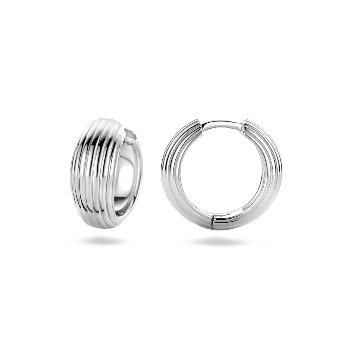 vDam Klapoorringen Zilver Gerhodineerd 1334701