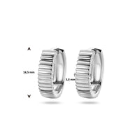 vDam Klapoorringen Zilver Gerhodineerd 1334803