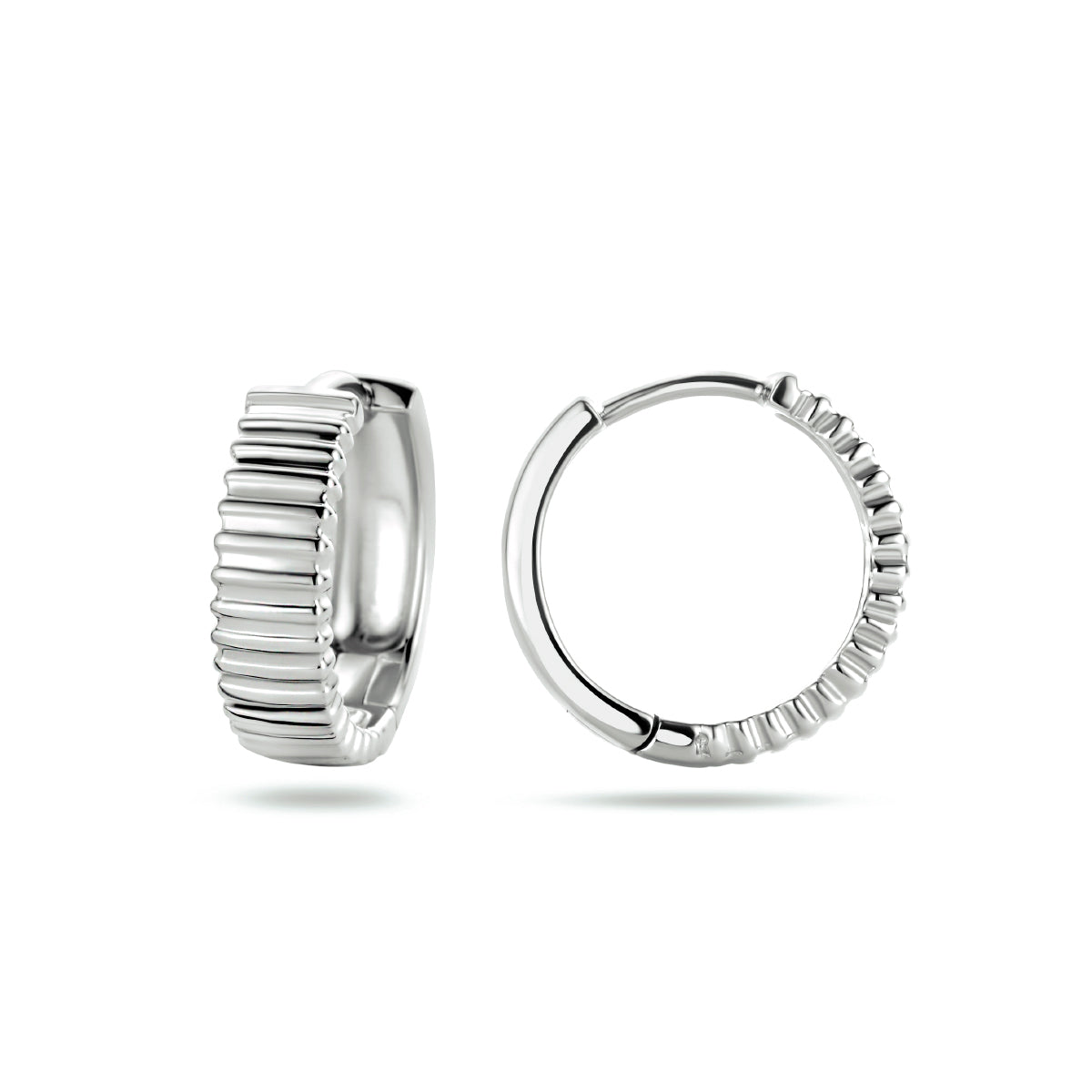 vDam Klapoorringen Zilver Gerhodineerd 1334803