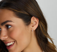 vDam Klapoorringen Zilver Gerhodineerd 1335194