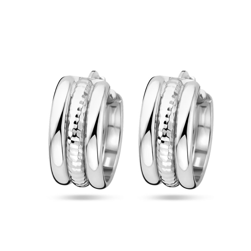 vDam Klapoorringen Zilver Gerhodineerd 1337748