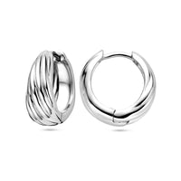 vDam Klapoorringen Zilver Gerhodineerd 1338262