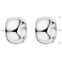 vDam Klapoorringen Zilver Gerhodineerd 1338326