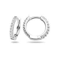 vDam Klapoorringen Zirkonia Zilver Gerhodineerd 1333863