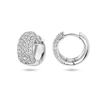 vDam Klapoorringen Zirkonia Zilver Gerhodineerd 1336943