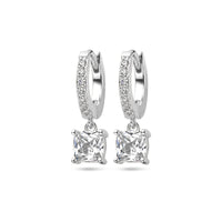 vDam Klapoorringen Zirkonia Zilver Gerhodineerd 1338246