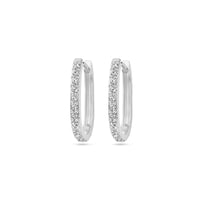 vDam Klapoorringen Zirkonia Zilver Gerhodineerd 1338317