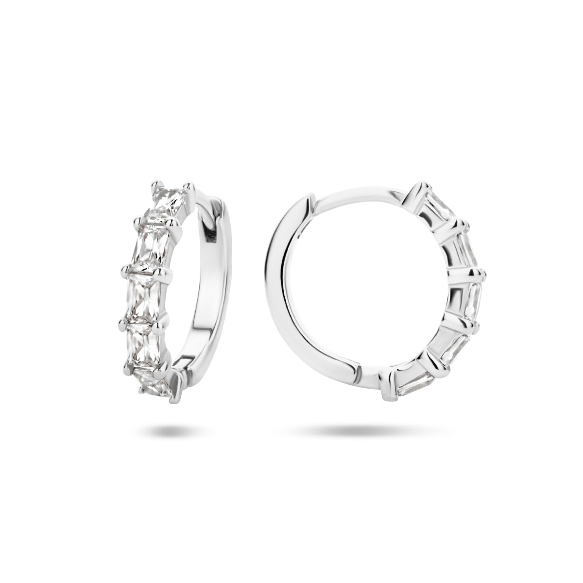 vDam Klaproorringen Zirkonia Zilver Gerhodineerd 1335168