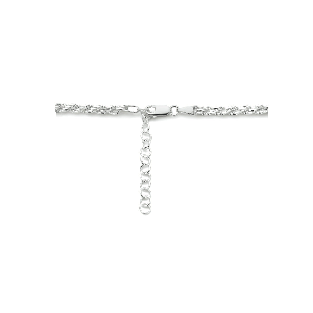 vDam Koord 4,0 Mm Zilver Gerhodineerd 1334734  42cm