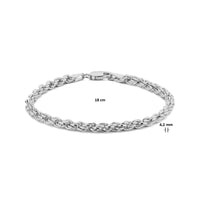 vDam Koord 4,2 Mm Zilver Gerhodineerd 1334421  18cm