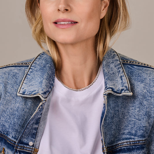 vDam Koord Massief 4,0 Mm Zilver Gerhodineerd 1337104  45cm