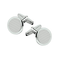 vDam Manchetknopen Gediamanteerd Zilver Gerhodineerd 1329823